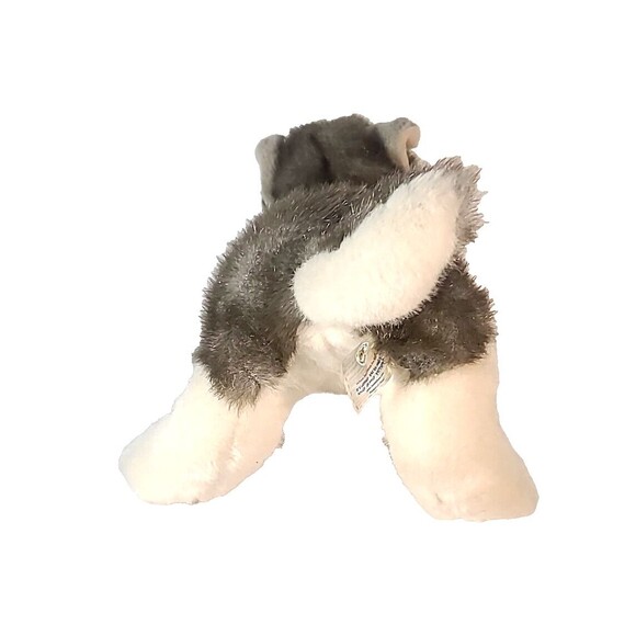 Siberian Husky RETIRED "barking" Build-A-Bear Stuffed Dog 15" Grey White EUC 15" - Picture 3 of 10